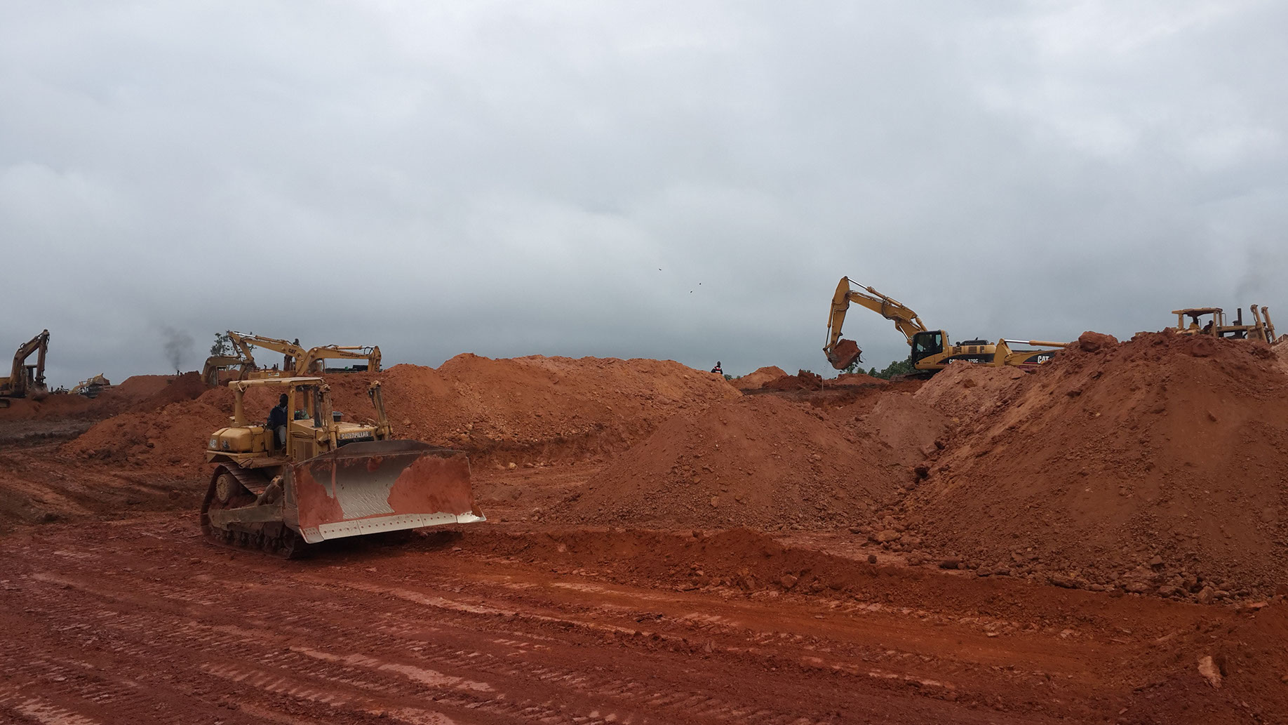 some of our machines doing land fill